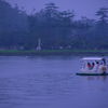 Boat on Liyu Lake