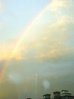 Click Here to view Another rainbow to fulfill a promise and to brighten a day. in Full Size