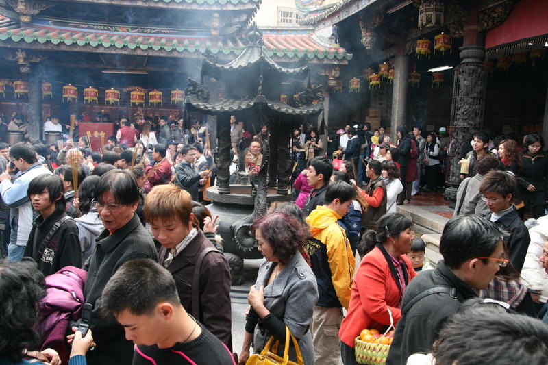 Temple Crowds