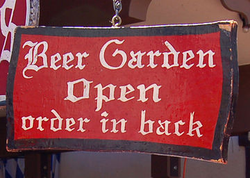 Beer Garden Open