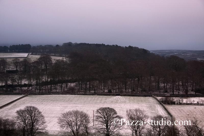 Winter hills of Derbyshire