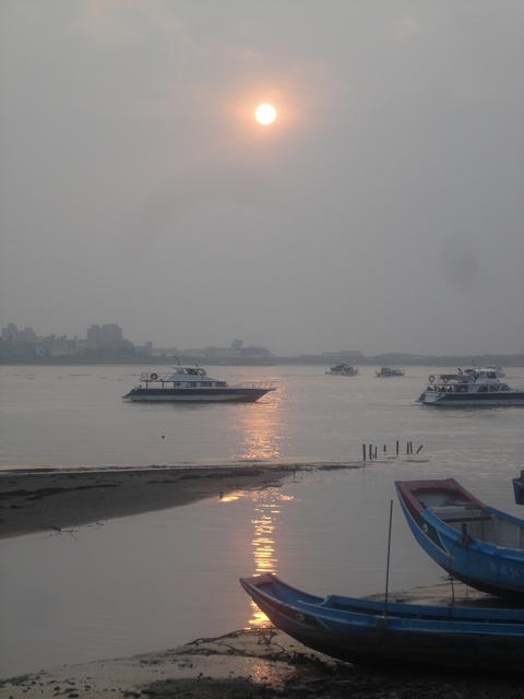 Fishing boats at Danshui