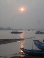 Click Here to view Fishing boats at Danshui in Full Size