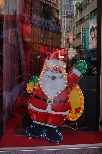 Santa in the Window