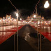 Empty Tables at Night