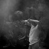 Praying through the smoke.