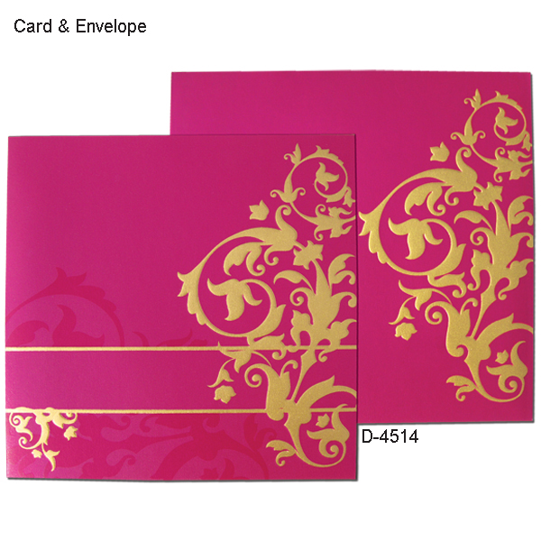 D 4514, Indian Wedding invitations